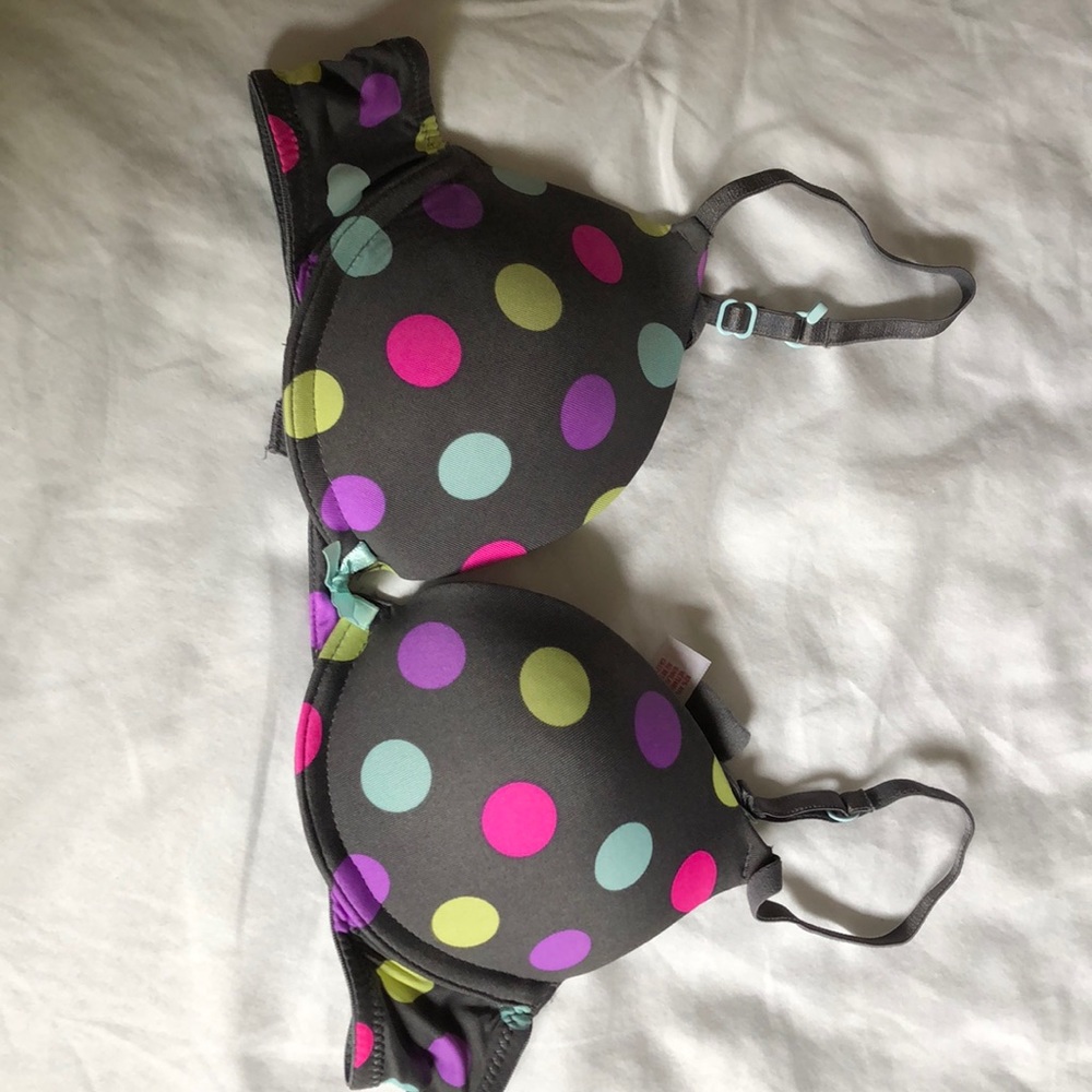 Polka dot bra
